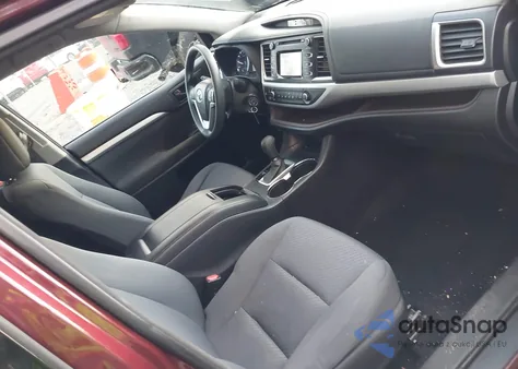 2014 Toyota Highlander Le from USA, damaged, VIN 5TDZARFH6ES008503